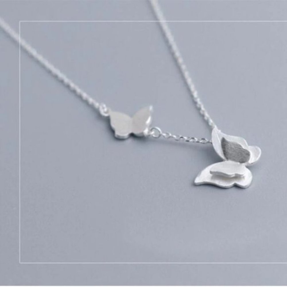 *NEW [Set of 3] 925 Sterling Silver Butterfly Set - Picture 3 of 7